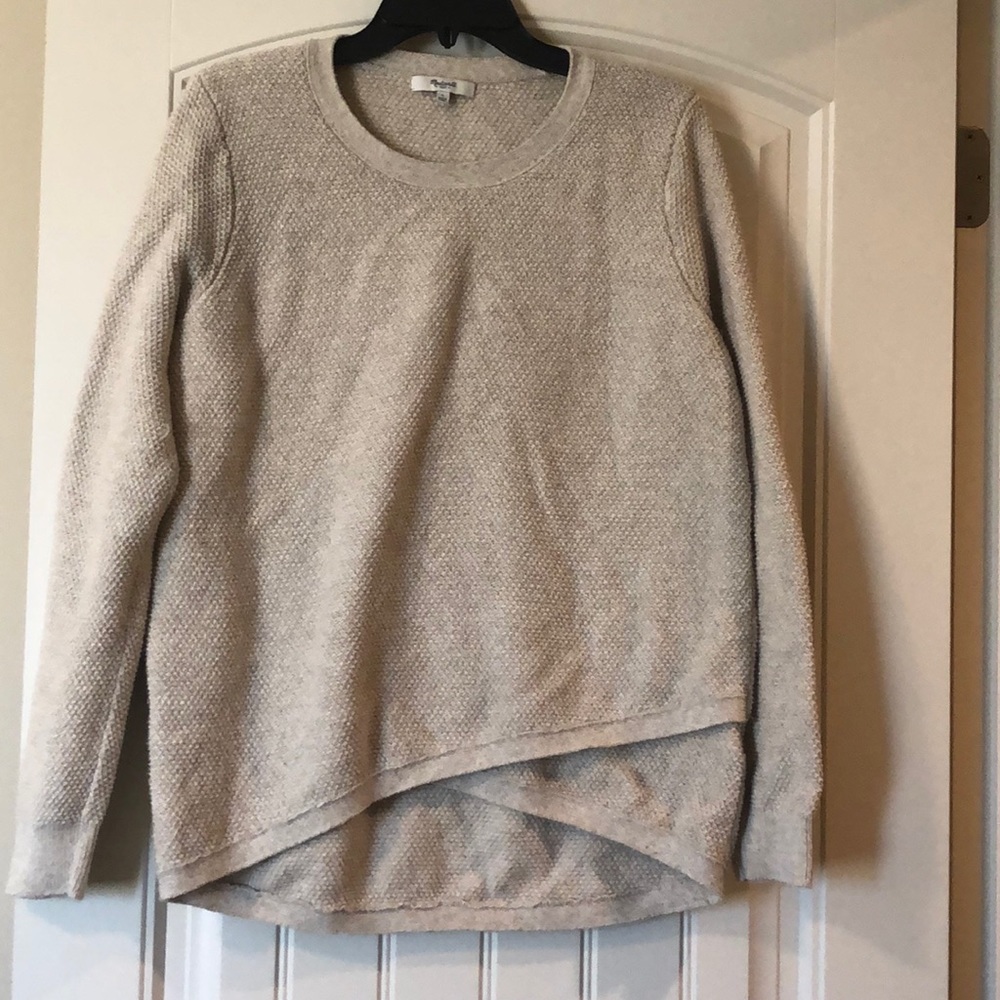 Madewell cream colored sweater